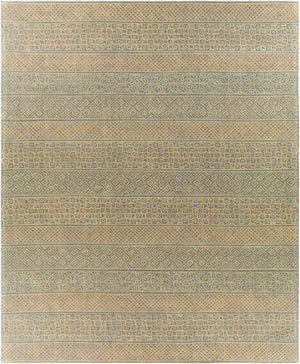 Oakland OAA-1011 Global Wool Rug OAA1011-810 Khaki, Charcoal, Sage 100% Wool 8' x 10'