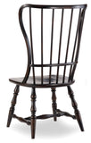 Sanctuary Casual Spindle Side Chair In Hardwood Solids & Veneers - Set of 2
