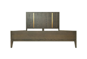 VIG Furniture Modrest Oakley - Mid-Century Queen Size Dark Brown Bed VGWDLCY-QB05-USA-OA-BED-Q