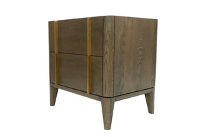 VIG Furniture Modrest Oakley - Mid-Century Dark Brown Nightstand VGWDLCY-BST02-OA-NS