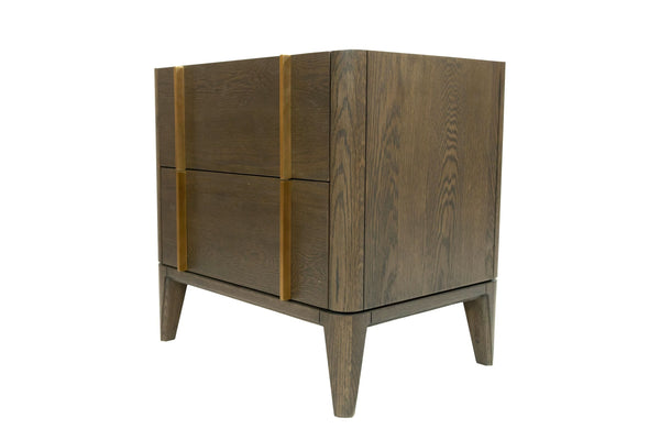 VIG Furniture Modrest Oakley - Mid-Century Dark Brown Nightstand VGWDLCY-BST02-OA-NS
