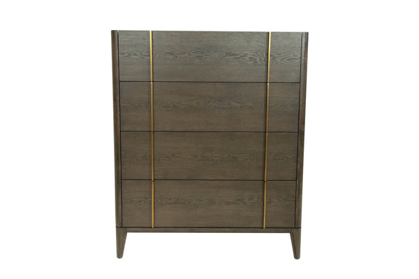 VIG Furniture Modrest Oakley - Mid-Century Dark Brown Chest VGWDLCY-TB4-OA-CHST
