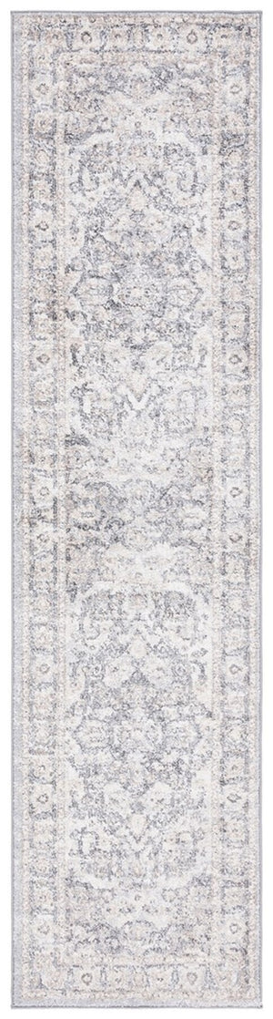 Safavieh Opal 470 Power Loomed Traditional Rug Grey / Ivory 9' x 12'