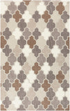 Oasis OAS-1088 Cottage Wool Rug OAS1088-58 Medium Gray, Light Gray, Taupe, Dark Brown, Khaki, Cream 100% Wool 5' x 8'