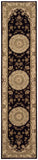 Nourison Nourison 2000 2233 Persian Handmade Tufted Indoor Area Rug Black 2'6" x 12' 99446533111