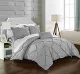 Daya Silver King 4pc Duvet Set