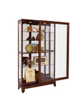 Pulaski Furniture Sliding Door 5 Shelf Curio Cabinet in Deep Brown 20661-PULASKI 20661-PULASKI