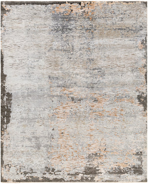 Ocean OCE-2300 Modern NZ Wool, Viscose Rug OCE2300-912 Taupe, Light Gray, Charcoal, Camel, Ivory, Black 60% NZ Wool, 40% Viscose 9' x 12'