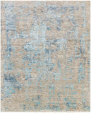 Ocean OCE-2301 Modern NZ Wool, Viscose Rug OCE2301-912 Denim, Pale Blue, Taupe, Light Gray 60% NZ Wool, 40% Viscose 9' x 12'