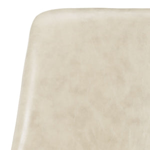 Safavieh Fletcher Office Chair Swivel Beige Chrome Metal Plating CA Foam Iron PU OCH7501B 889048494954