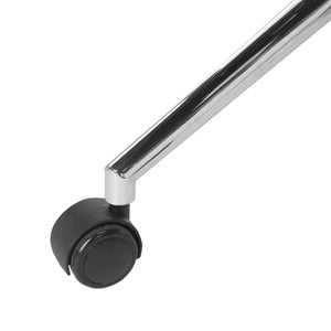 Safavieh Fletcher Office Chair Swivel Dark Grey Chrome Metal Plating CA Foam Iron PU OCH7501C 889048494961