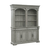 Pulaski Furniture Madison Ridge Server and Hutch P091-DR-K5-PULASKI P091-DR-K5-PULASKI