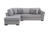 Porter Designs Arcadia Tufted-Upholstery Modern Sectional Cream 01-207C-23-1354-KIT