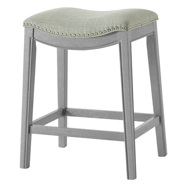 Grover Fabric Counter Stool Lyon Light Green