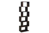 Porter Designs Fall River Solid Sheesham Wood Contemporary Bookcase Gray 10-117-01-4880