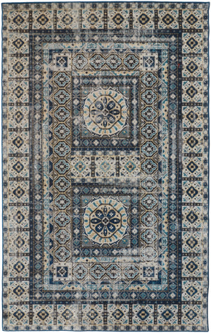 Nolan 39BYF Polypropylene Power Loomed Distressed Rug