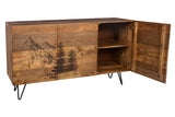 Porter Designs Alpine Solid Wood Contemporary Sideboard Natural 07-215-06-55471