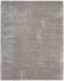 Nourison Luxurious Shag LXR05 Modern & Contemporary Machine Made Power-loomed Indoor only Area Rug Silver 9' x 12' 99446004628