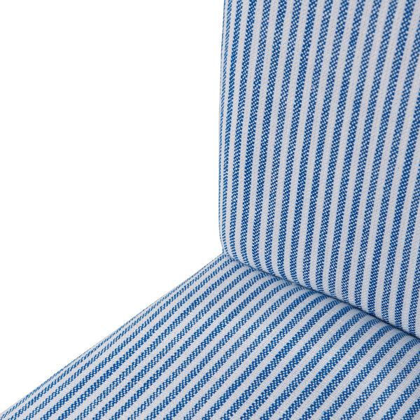 Milton Fabric Bar Stool - Upscale Comfort with Classic Parsons Style and Natural Wood Legs for Dining