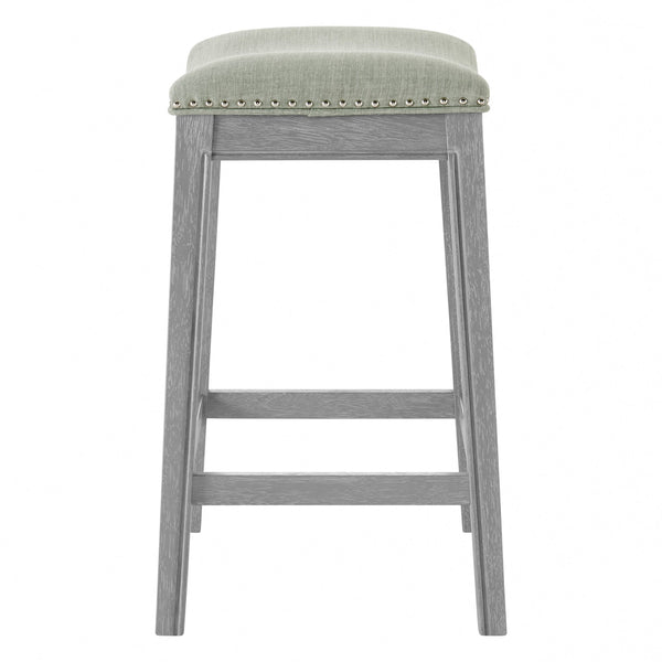 Grover Fabric Counter Stool Lyon Light Green