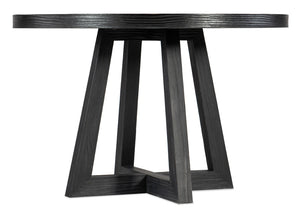 Hooker Furniture Chapman Shou Sugi Ban Petite Round Dining Table 6033-75201-99 6033-75201-99