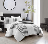 Salma Grey King 3pc Duvet Set