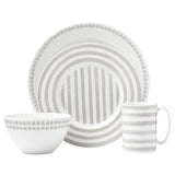 Kate Spade Charlotte Street Grey North™ 4-Piece Place Setting 867942 867942-LENOX