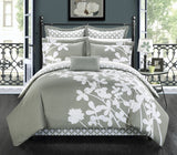 IRIS GREY QUEEN 7PC COMFORTER SET