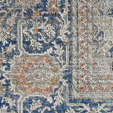 Nourison Starry Nights STN07 Persian Machine Made Loom-woven Indoor Area Rug Blue 9'10" x 12'6" 99446792648