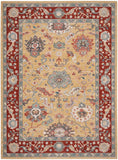 Nourison Parisa PSA07 French Country Machine Made Loom-woven Indoor Area Rug Gold Brick 9'9" x 13'9" 99446858825