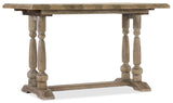 Hooker Furniture Boheme Traditional-Formal Brasserie Friendship Table in Poplar and Hardwood Solids with White Oak Veneers and Resin 5750-75206-MWD