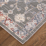 Thackery Ornamental Rug – Effortlessly Sophisticated with High-Low Texture & Soft Motifs in Charcoal