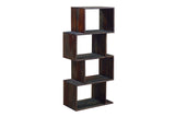 Porter Designs Fall River Solid Sheesham Wood Contemporary Bookcase Gray 10-117-01-4879