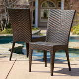 Brooke Outdoor Wicker Chairs Noble House