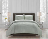 Morgan Green Queen 7pc Duvet Set