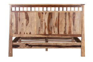 Porter Designs Kalispell Solid Sheesham Wood King Natural Bed Natural 04-116-17-PDU101-KIT