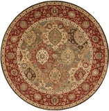 Nourison Living Treasures LI03 Persian Machine Made Loomed Indoor only Area Rug Multicolor 5'10" x ROUND 99446673251
