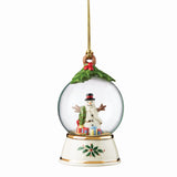 Snowman Globe Ornament - Set of 4