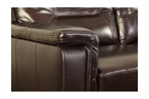 Porter Designs Alto Top Quality Leather Transitional Sofa Brown 02-189C-01-3618