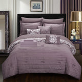 Lea Plum Queen 10pc Comforter Set