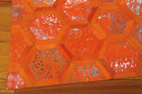 Nourison Michael Amini City Chic MA100 Modern Handmade Woven Indoor only Area Rug Tangerine 8' x 10' 99446209634