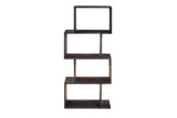 Porter Designs Fall River Solid Sheesham Wood Contemporary Bookcase Gray 10-117-01-4879