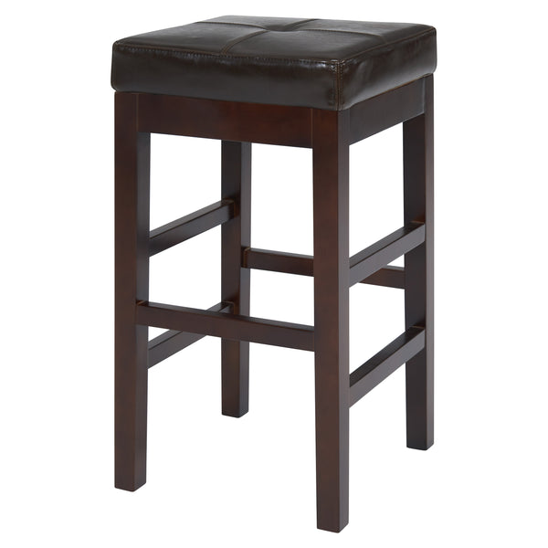 Valencia Backless Bicast Leather Counter Stool – Stylish, Durable Design for Kitchens and Breakfast Bars