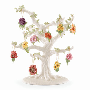 Fall Flowers 10-Piece Ornament Set