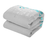 Bliss Garden Turquoise King 8pc Comforter Set