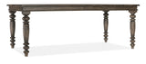 Hooker Furniture Traditions Rectangle Dining Table with Two 22-inch leaves 5961-75200-89