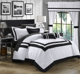 Ritz White Queen 20pc Comforter Set