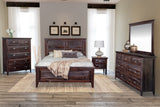 Porter Designs Sonora Solid Sheesham Wood Queen Natural Bed Gray 04-116-14-7730M-KIT