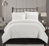 Jazmine White Twin 2pc Comforter Set