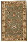 Nourison Living Treasures LI04 Persian Machine Made Loomed Indoor only Area Rug Green 3'6" x 5'6" 99446671363